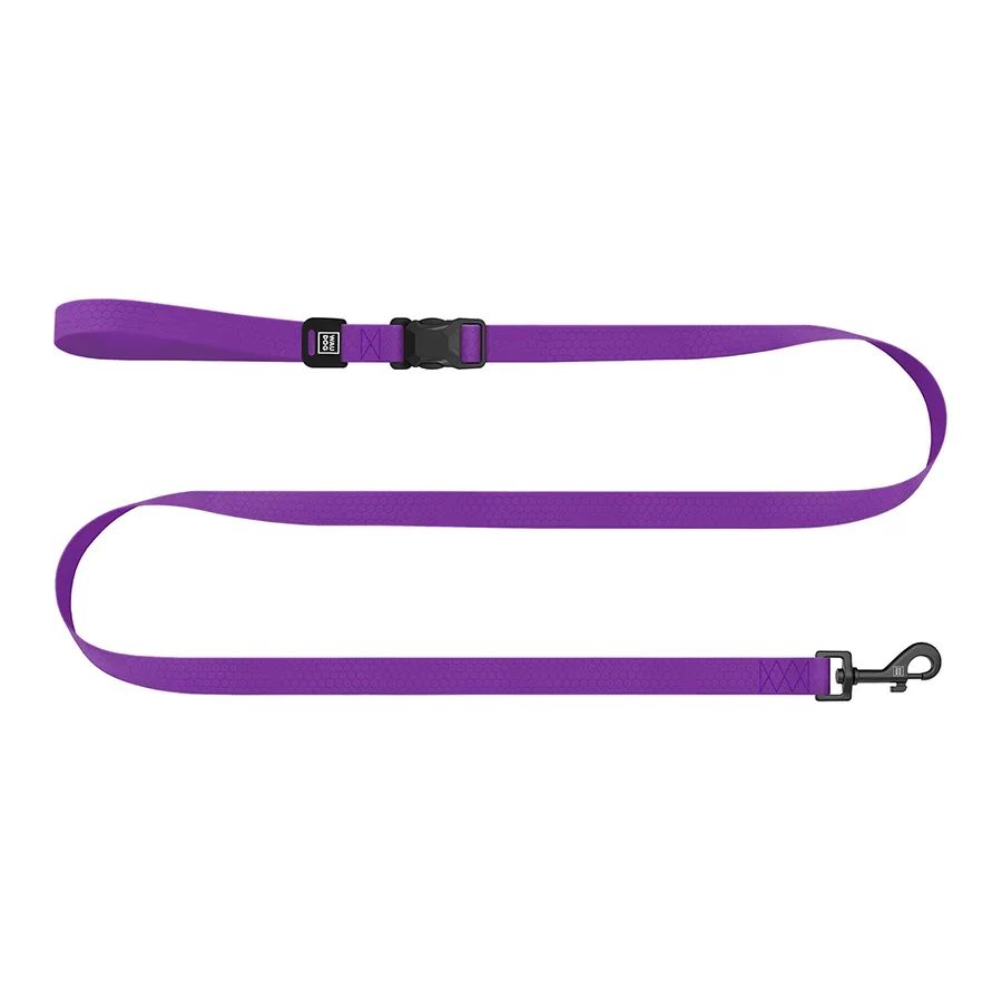 Повідець для собак регульований водостійкий, M, фіолетовий WAUDOG Magnet Adjustable Leash