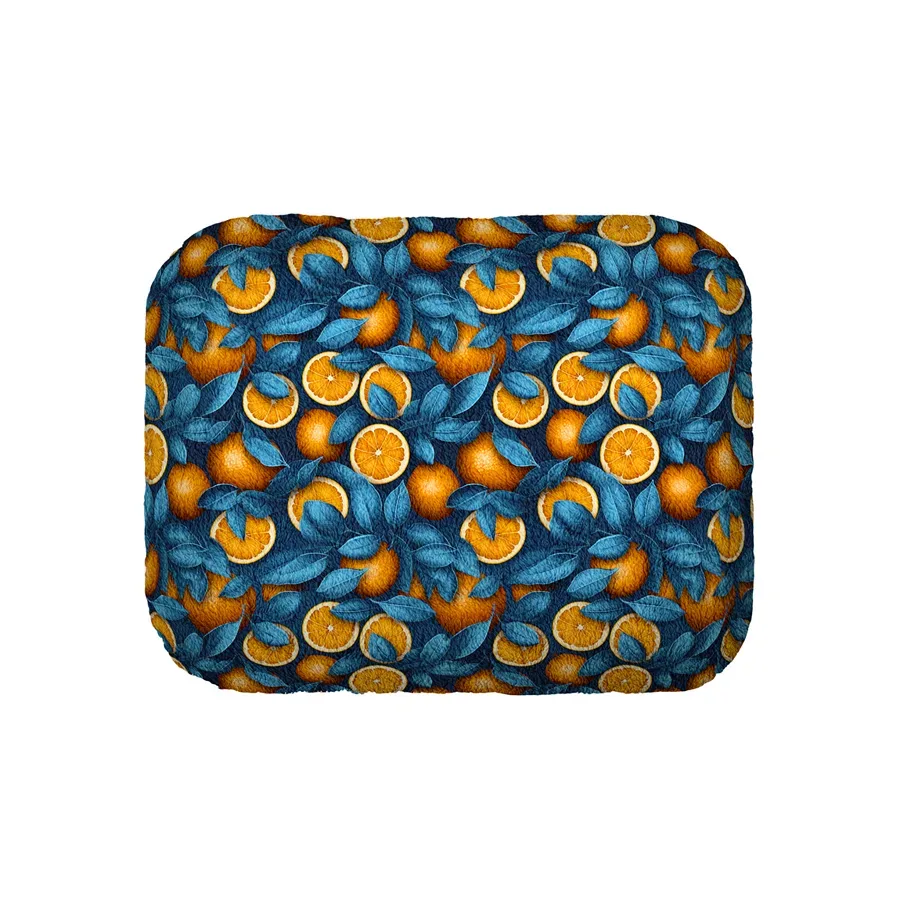 Лежанка для собак «Апельсини», M WAUDOG Relax Pet Bed with Cushion Oranges