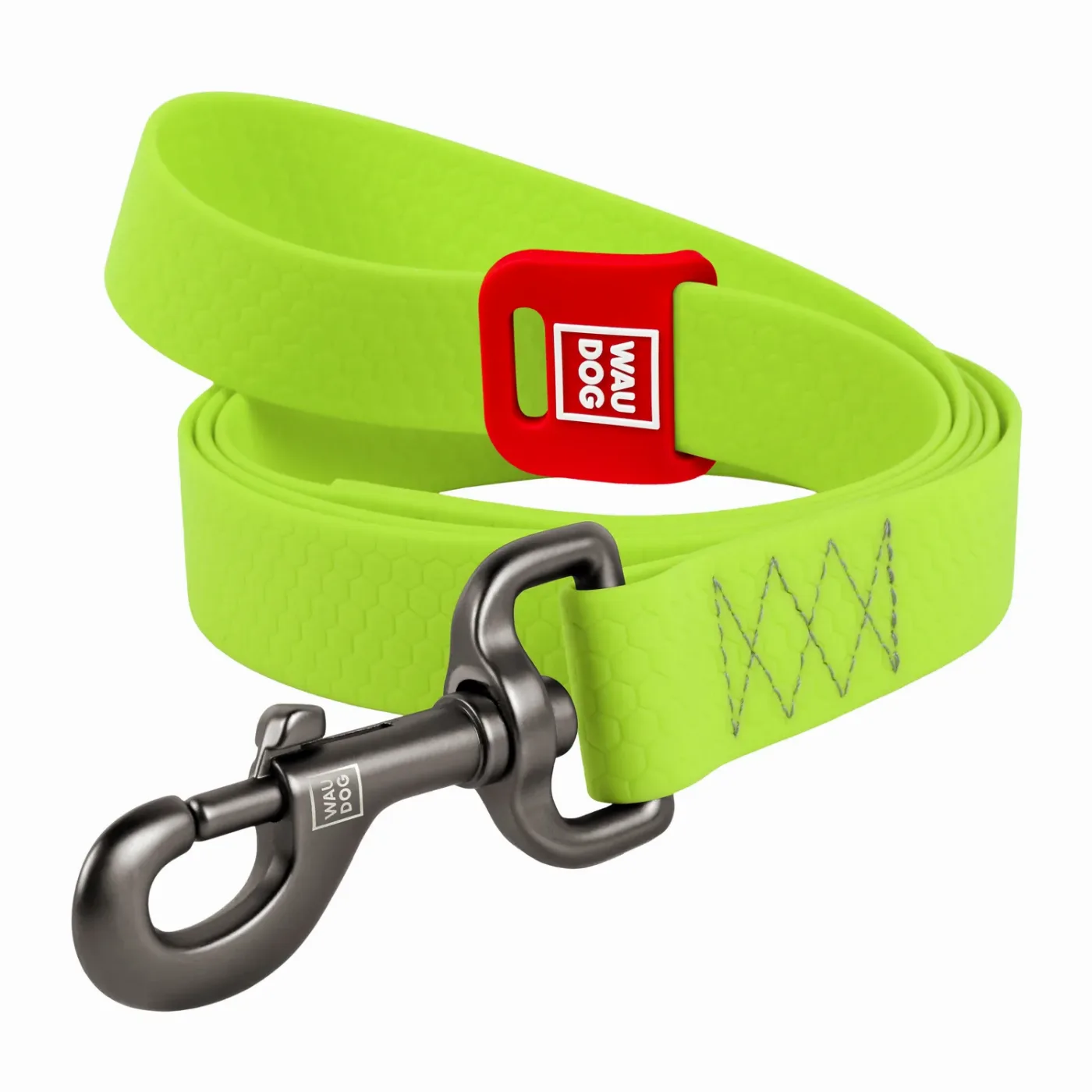 Повідець для собак водостійкий, 20 мм × 500 см, M, салатовий WAUDOG Waterproof Leash