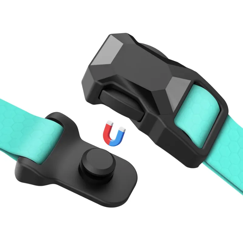Нашийник для собак водостійкий, M, тіффані WAUDOG Magnet Collar