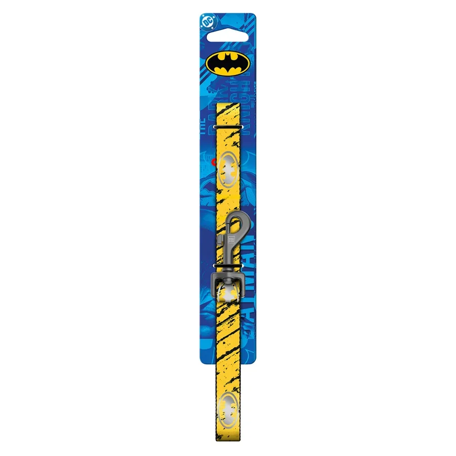 Поводок для собак нейлоновый светоотражающий «Бэтмен Эскиз», M WAUDOG Nylon DC Comics Leash Batman Sketch