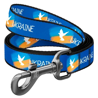 Повідець для собак нейлоновий «Прапор», L-XXL WAUDOG Nylon Leash Flag
