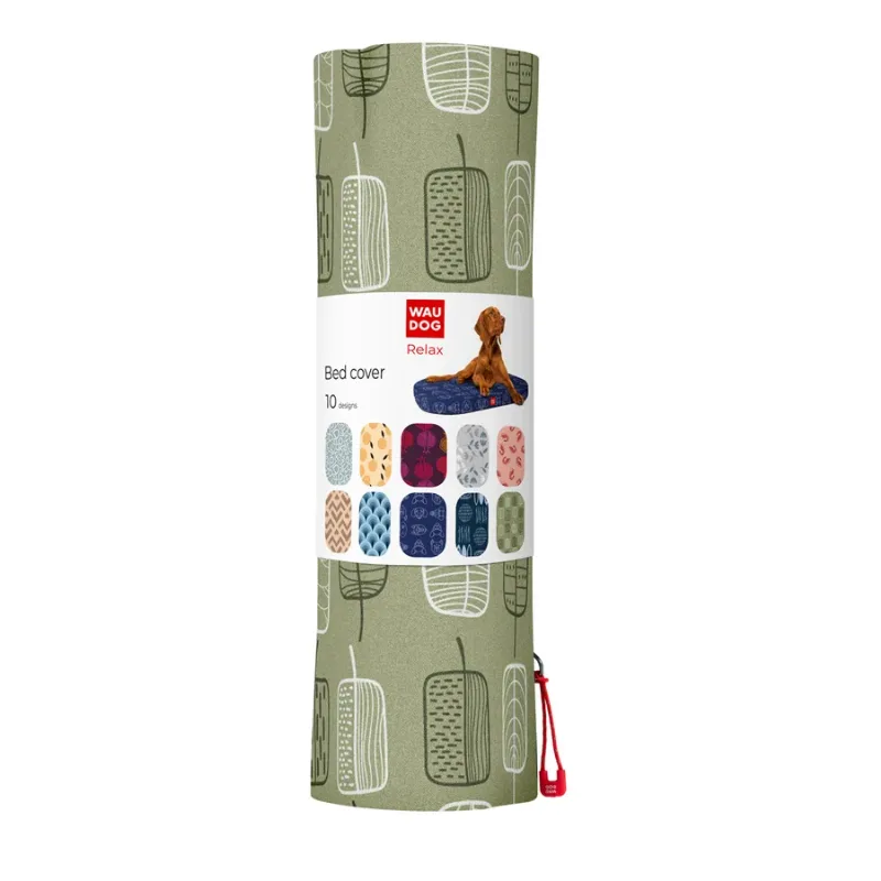 Чохол для лежанки «Зелене листя», S WAUDOG Relax Bed Cover Green Leaves