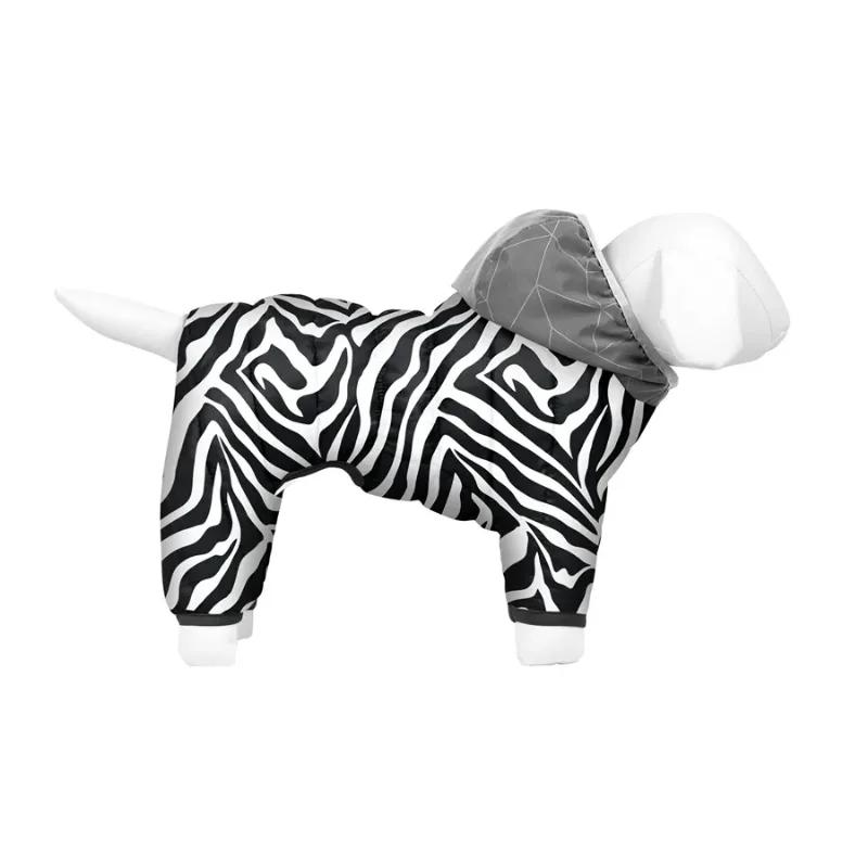 Комбінезон для собак «Зебра», S35 WAUDOG Clothes Dog Jumpsuit Zebra