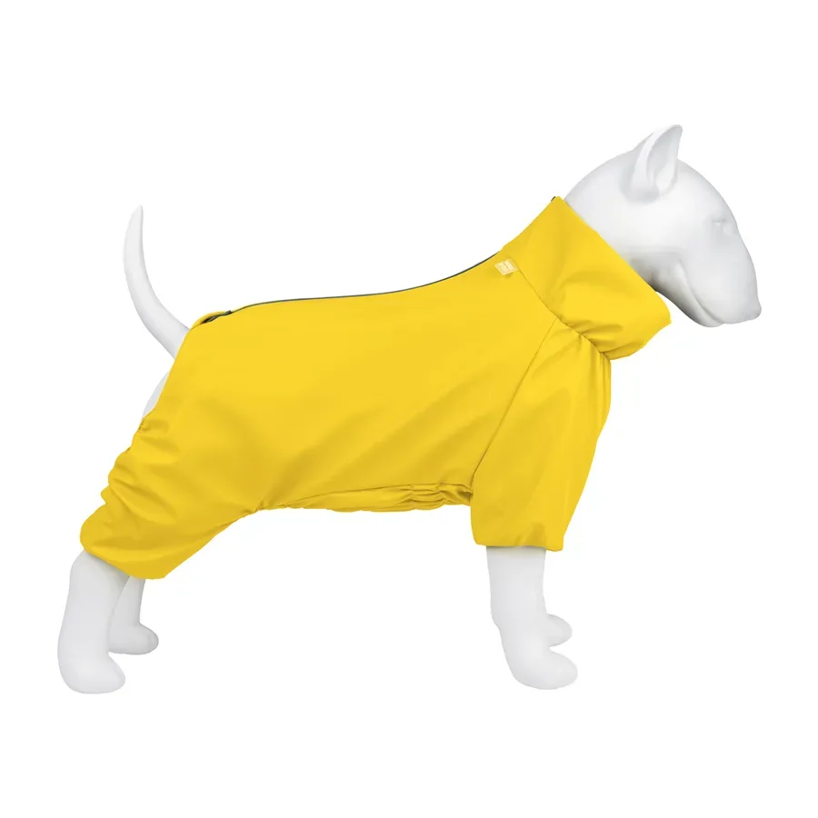 Дощовик для собак, водонепроникний, M45, жовтий WAUDOG Clothes Dog Raincoat