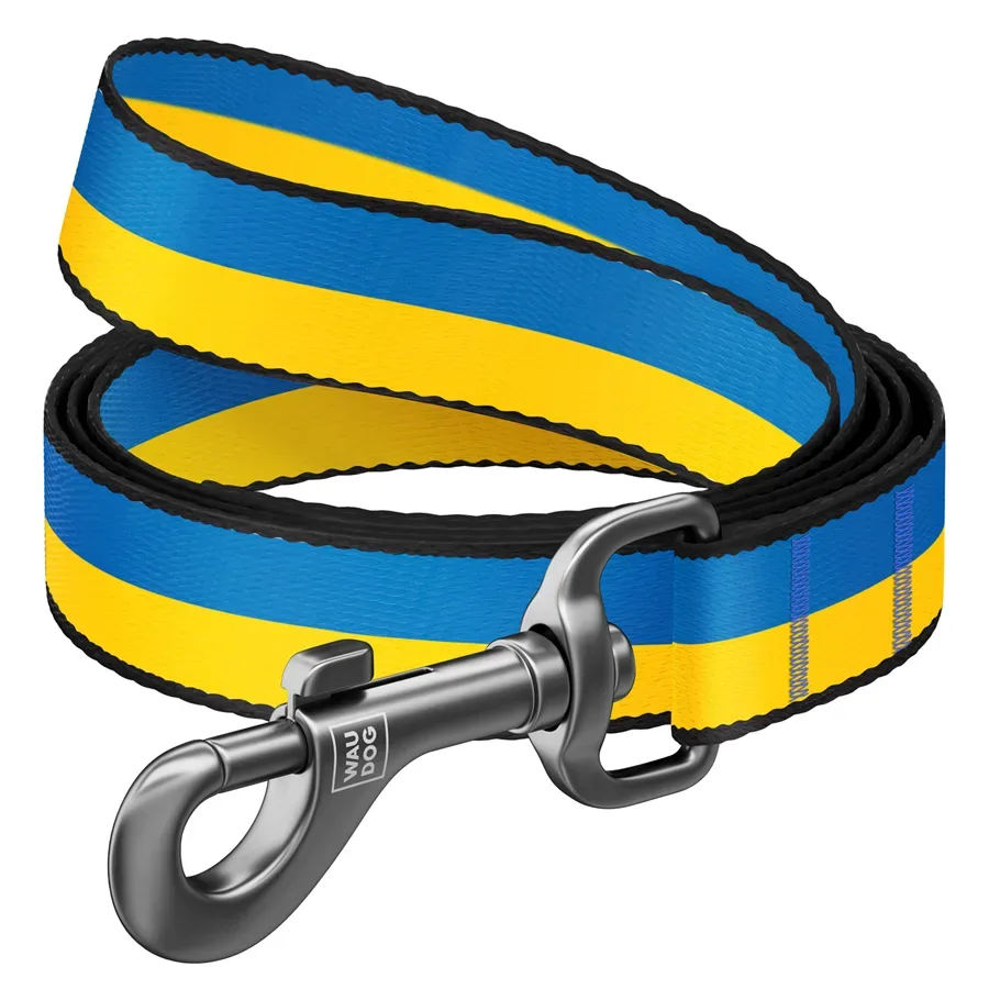 Поводок для собак нейлоновый «Colors of freedom», S WAUDOG Nylon Leash Colors of Freedom