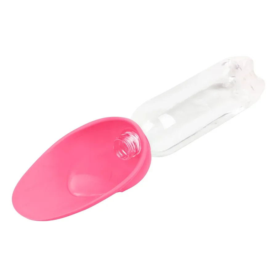 Поилка-насадка на бутылку, 165х90 мм, розовый WAUDOG Silicone Bottle Drinker