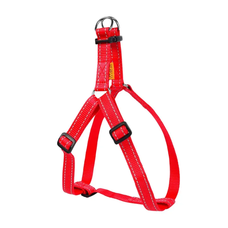 Шлея з нейлону регульована, L, червоний Dog Extreme Harness