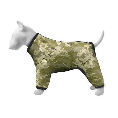 Ветровка для собак «Милитари», S35 WAUDOG Clothes Dog Windbreaker Military