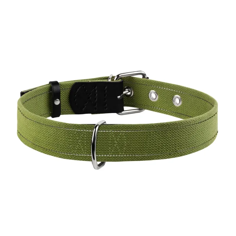 Нашийник для собак бавовняна тасьма Брезент, L Collar Canvas Collar