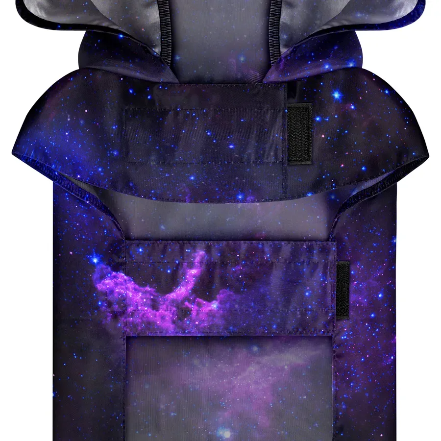 Дождевик-накидка с капюшоном для собак «NASA21», L WAUDOG Clothes Dog Raincoat NASA21