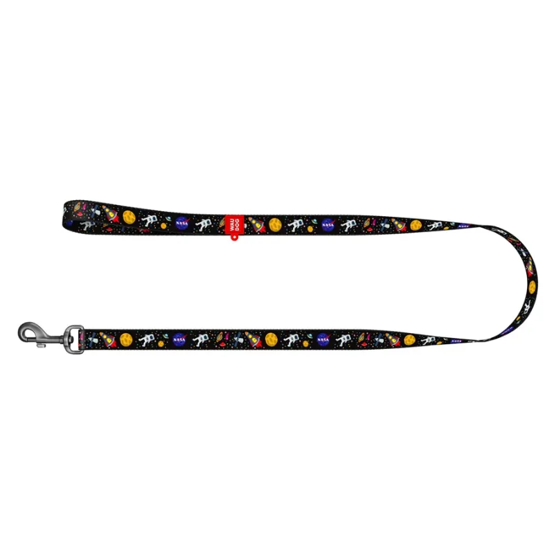 Повідець для собак нейлоновий «NASA», S WAUDOG Nylon Leash NASA