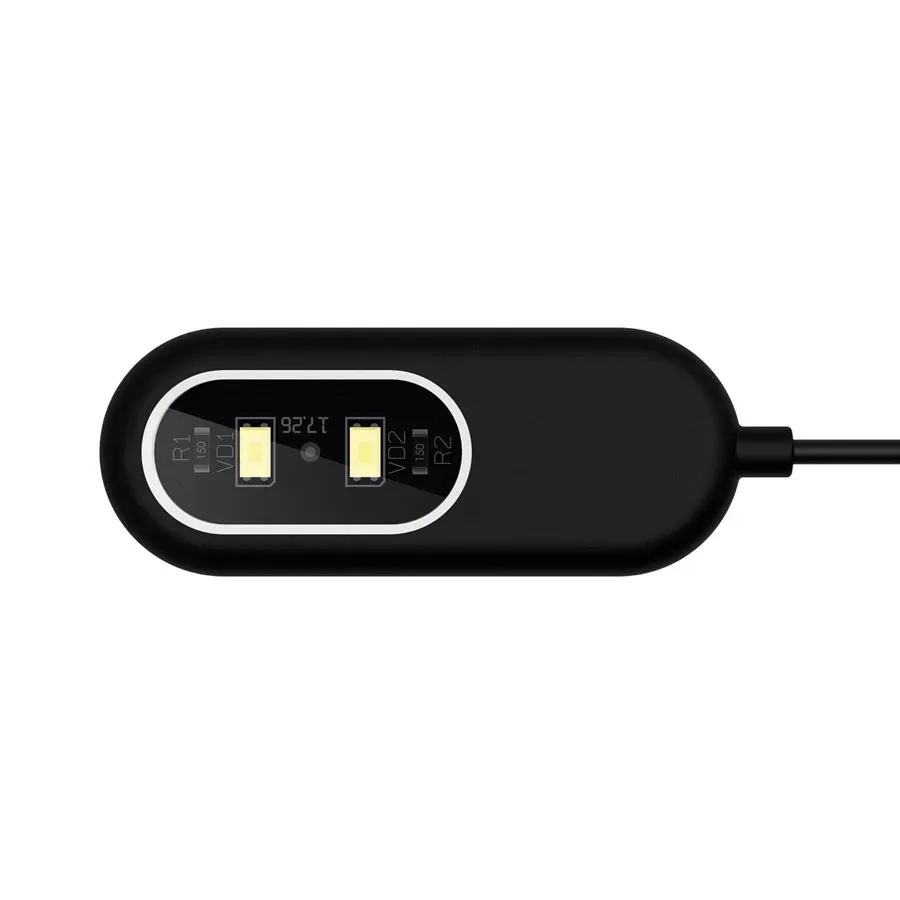 Светодиодный светильник Pico Tablet (для пресноводного аквариума до 10л), USB, 6500K, черный AquaLighter Pico LED Lamp