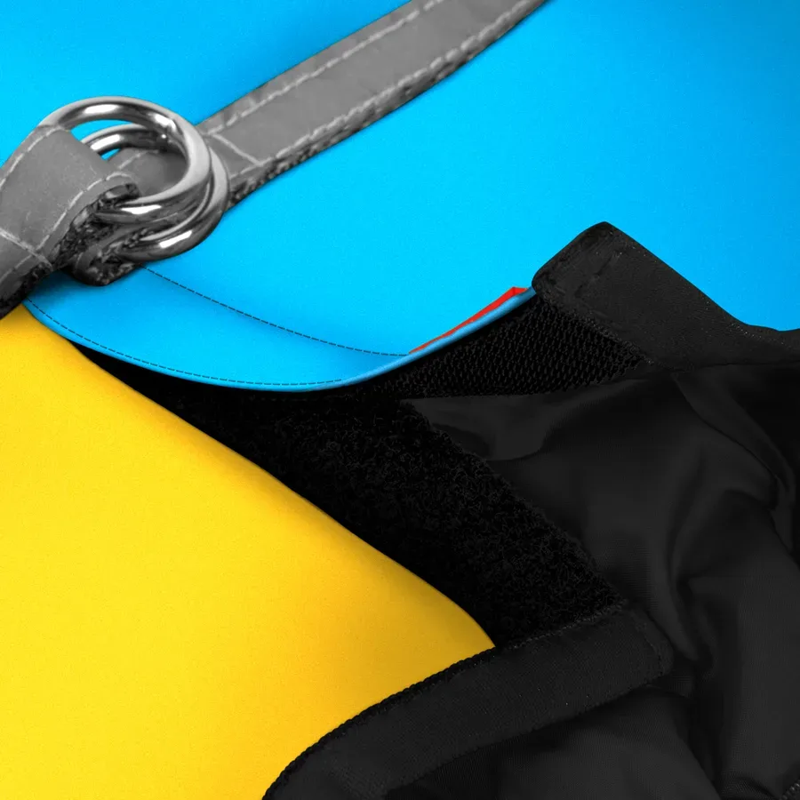 Шлея для собак мягкая, "Colors of freedom", S2 WAUDOG Clothes Soft Harness