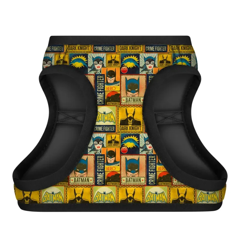 Шлея для собак мягкая «Бэтмен винтаж», S1 WAUDOG Clothes Soft Harness Batman Vintage