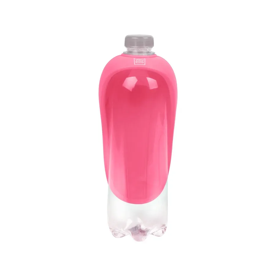 Поилка-насадка на бутылку, 165х90 мм, розовый WAUDOG Silicone Bottle Drinker