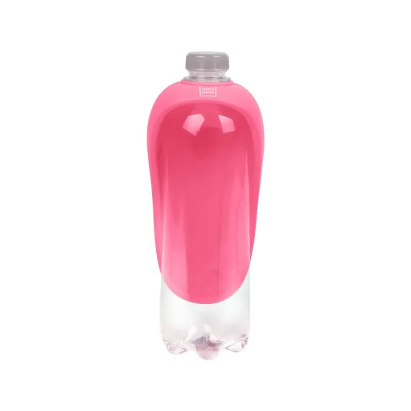 Поилка-насадка на бутылку, 165х90 мм, розовый WAUDOG Silicone Bottle Drinker