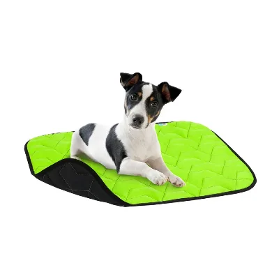 Підстилка для собак, 55*40 см, S, салатово-чорна AiryVest Pet Mat