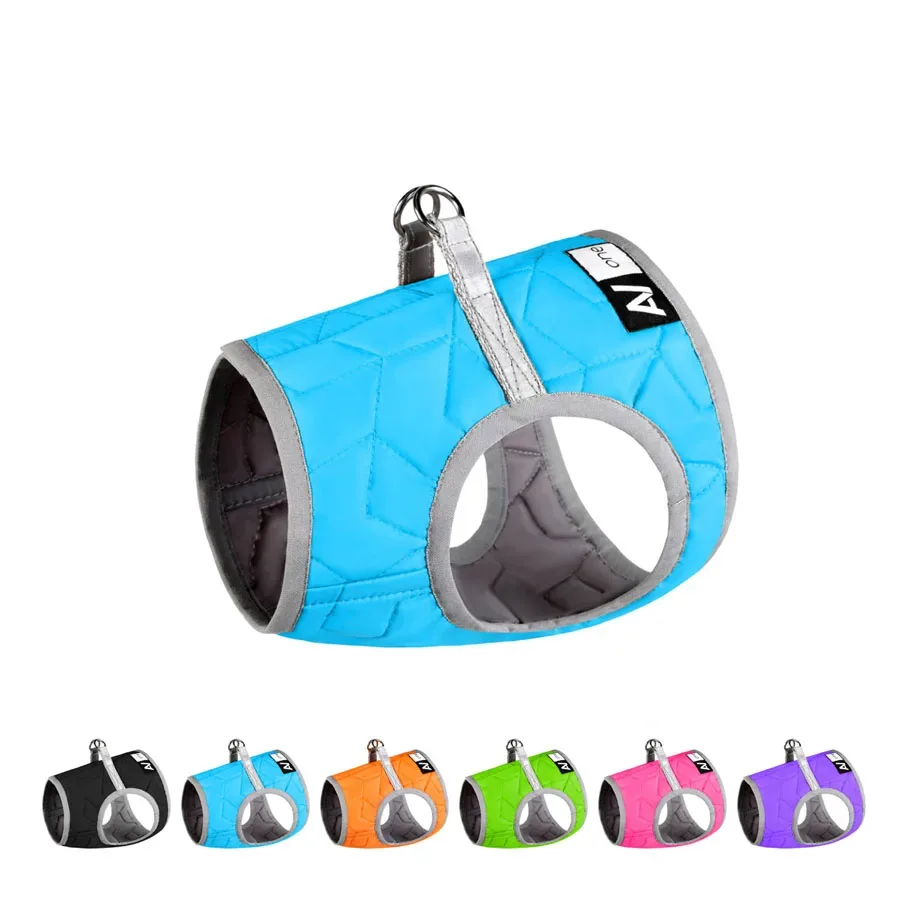 Шлея мягкая, XS4, голубой AiryVest ONE Soft Harness