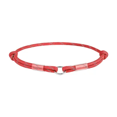 Шнурок для адресника из паракорда, светоотражающий, M, красный WAUDOG Smart ID Tag Cord