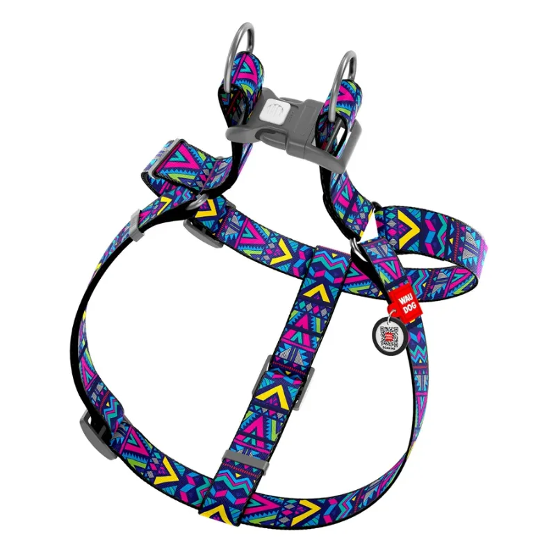 Шлея для собак «Інді», L WAUDOG Nylon Anatomic Harness Indie