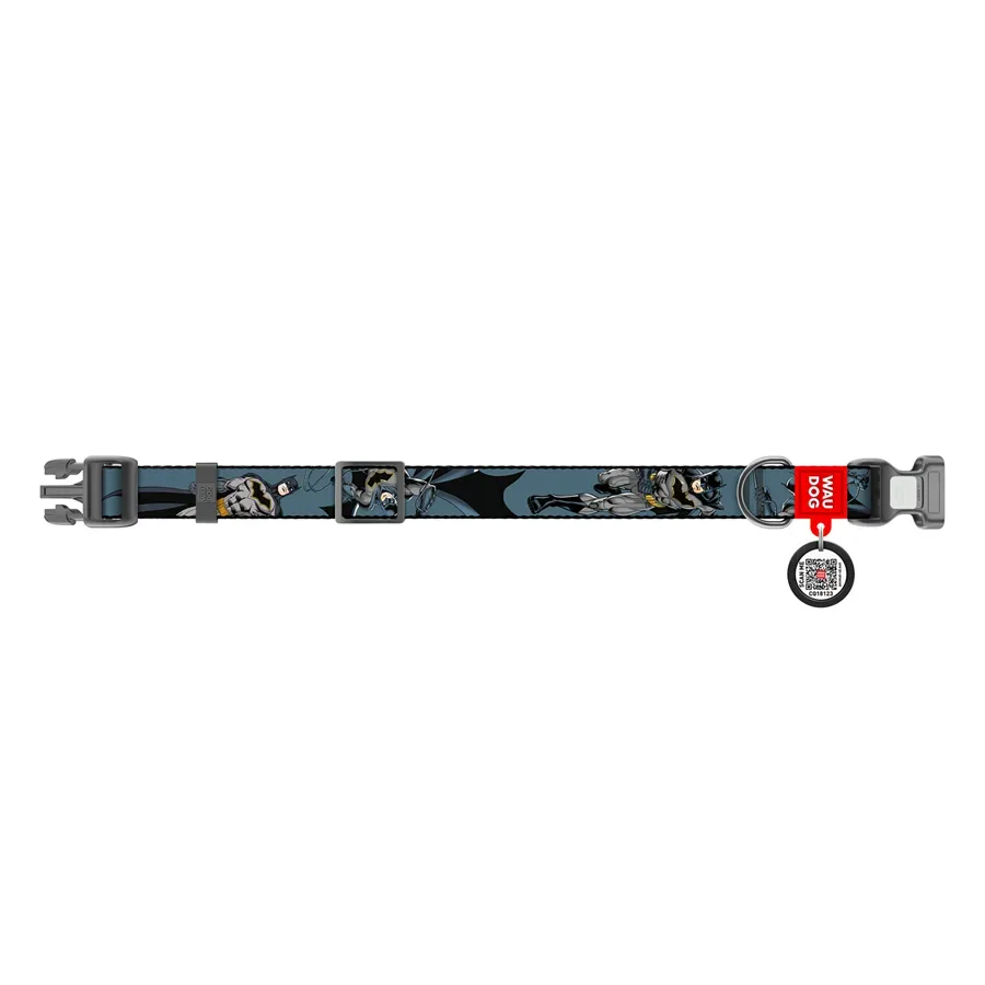 Ошейник для собак нейлоновый «Тень Бэтмена», L WAUDOG Nylon DC Comics Collar Batman Shadow