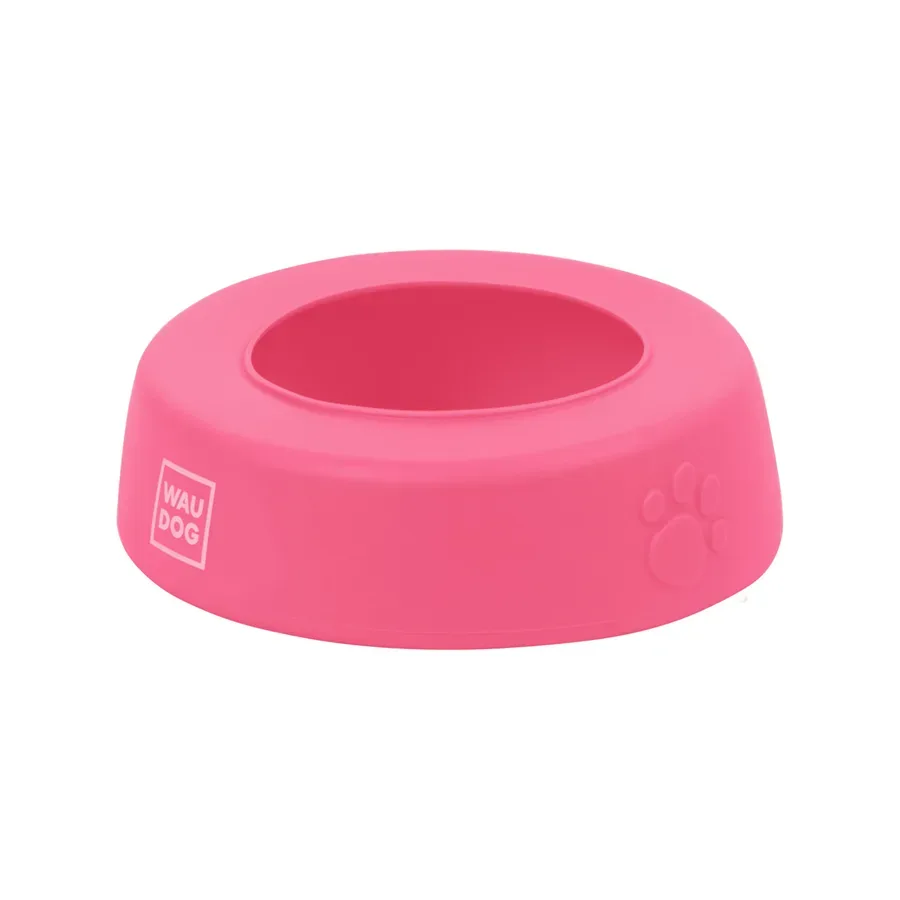 Миска-непроливайка, 750 мл, рожевий WAUDOG Silicone Bowl