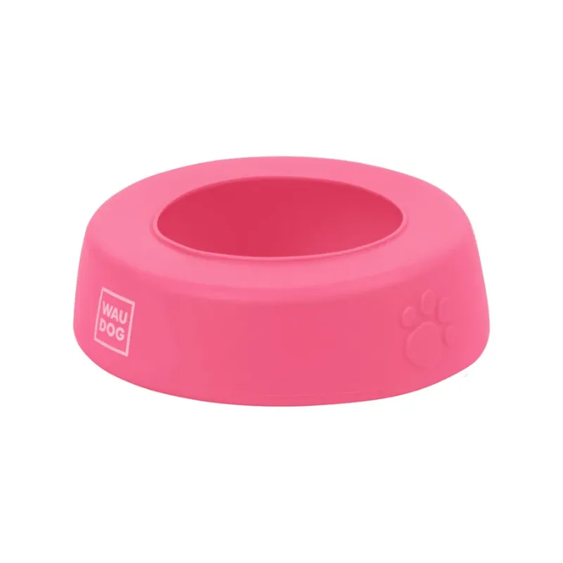 Миска-непроливайка, 750 мл, рожевий WAUDOG Silicone Bowl