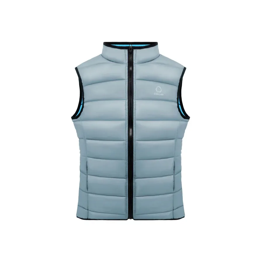 Жилет Vest чоловічий, XL, сіро-блакитний Collar Vest