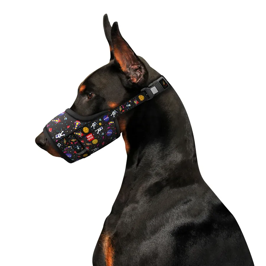 Намордник для собак, О 14-20 см «NASA», №1 WAUDOG Nylon Muzzle NASA