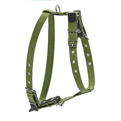 Шлея бавовняна тасьма Брезент для малих та середніх собак, S Collar Canvas Harness