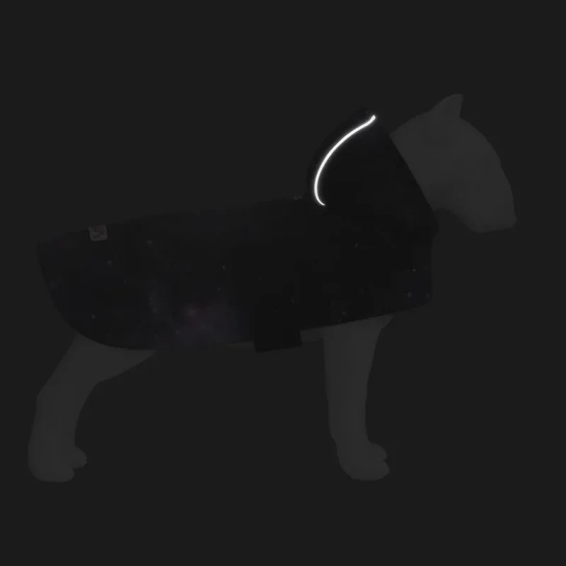 Дощовик-накидка з капюшоном для собак «NASA21», M WAUDOG Clothes Dog Raincoat NASA21