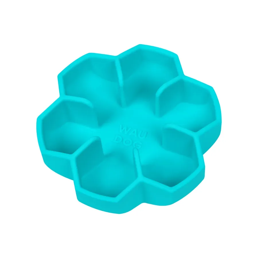 Миска для повільного харчування, 450 мл, блакитний WAUDOG Silicone Bowl