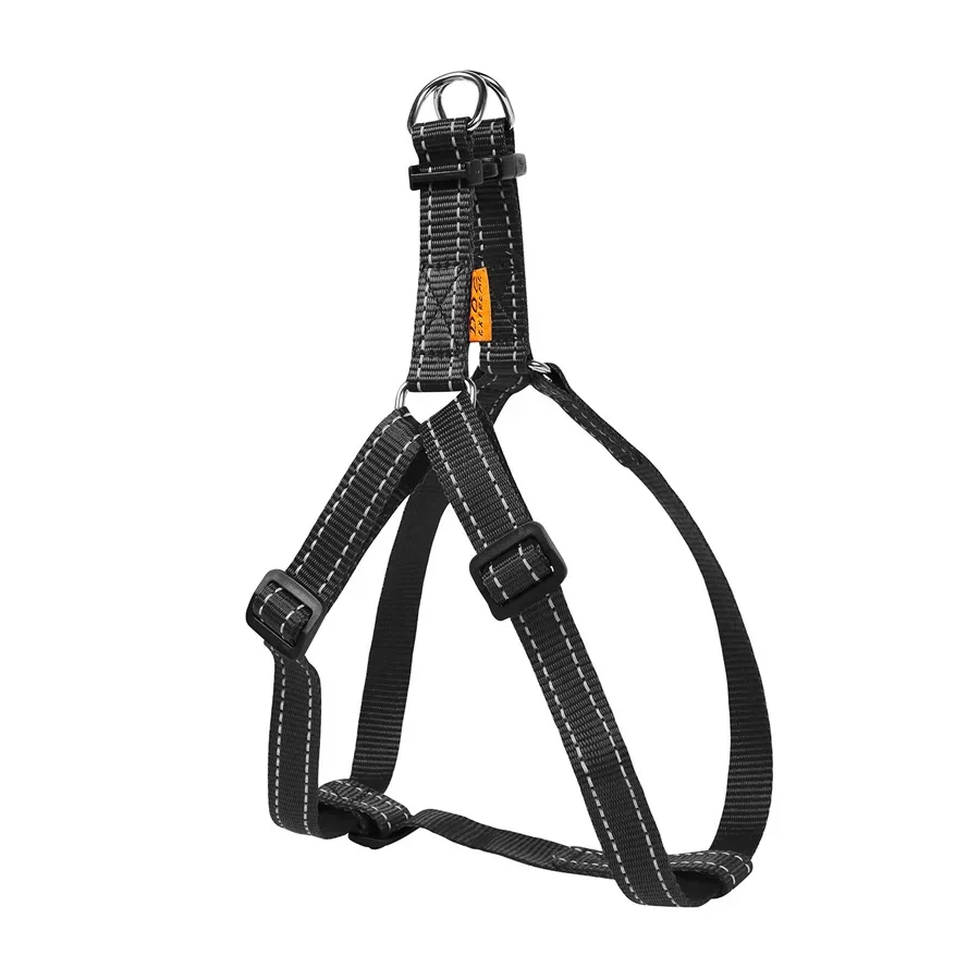 Шлея з нейлону, регульована, M, чорний Dog Extreme Harness
