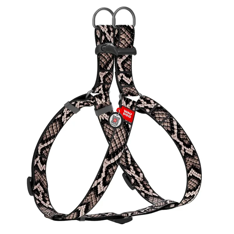 Шлея для собак «Змія», L WAUDOG Nylon Harness Snake