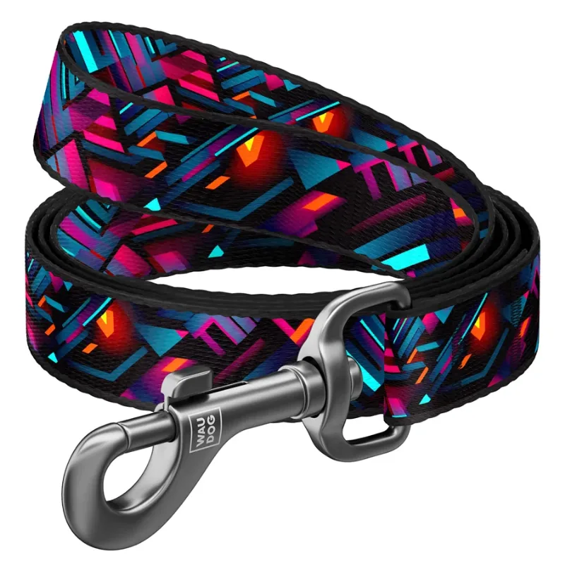 Поводок для собак нейлоновый «Бесконечные миры», 15 мм × 200 см, S WAUDOG Nylon Leash Endless Worlds
