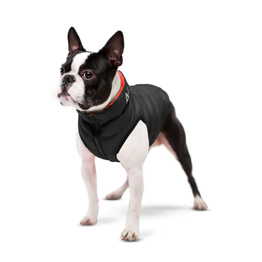Курточка для собак двостороння, XS25, червоно-чорна AiryVest Dog Jacket