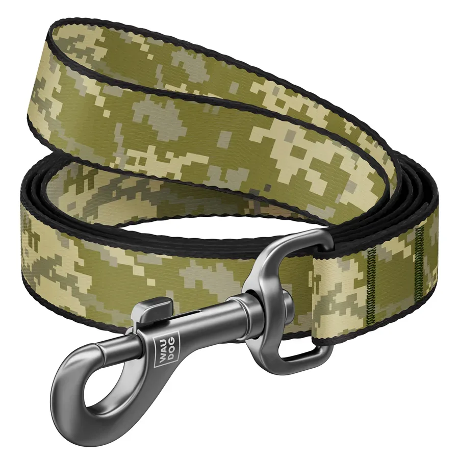 Повідець для собак нейлоновий «Мілітарі», S WAUDOG Nylon Leash Military
