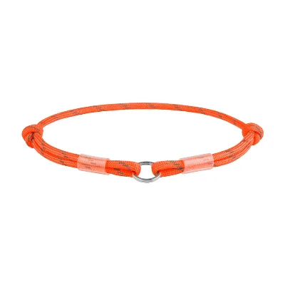 Шнурок для адресника из паракорда, светоотражающий, M, оранжевый WAUDOG Smart ID Tag Cord