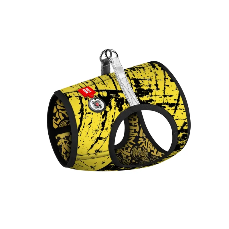 Шлея для собак м'яка «Бетмен ескіз», S1 WAUDOG Clothes Soft Harness Batman Sketch